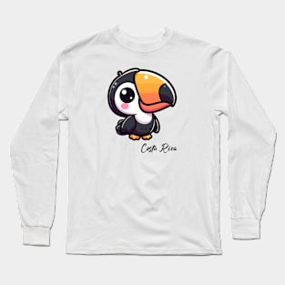 Cute & Cuddly: Toucan Costa Rica Long Sleeve T-Shirt